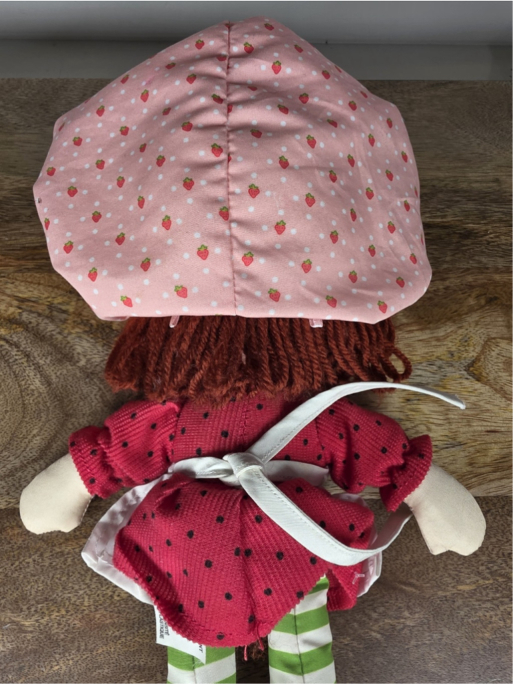 Strawberry Shortcake Doll 2016 Bridge Direct Classic Retro Rag Doll 15 Inch - Picture 6 of 9